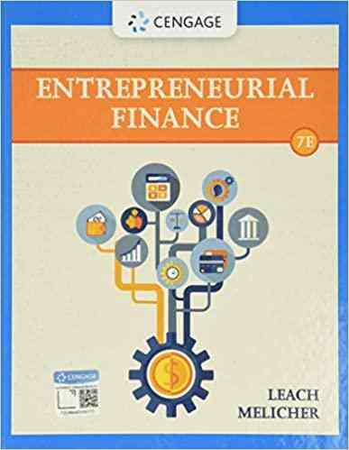 Entrepreneurial Finance Textbook Questions And Answers