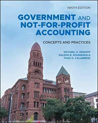Government And Not For Profit Accounting Concepts And Practices Textbook Questions And Answers