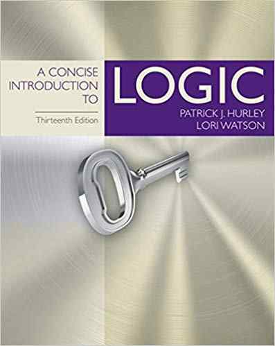 A Concise Introduction to Logic Textbook Questions And Answers