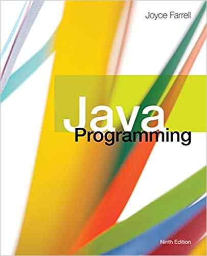 Java Programming Textbook Questions And Answers