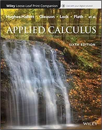 Applied Calculus Textbook Questions And Answers