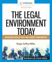 The Legal Environment Today Textbook Questions And Answers