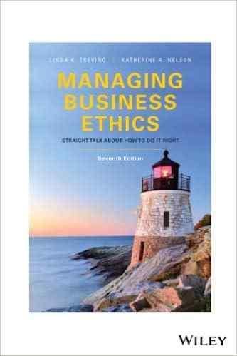 Managing Business Ethics Straight Talk About How To Do It Right Textbook Questions And Answers