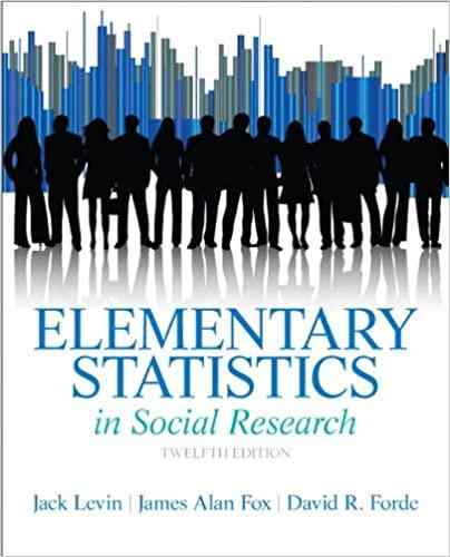 Elementary Statistics In Social Research Textbook Questions And Answers