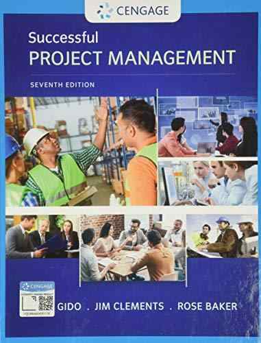 Successful Project Management Textbook Questions And Answers