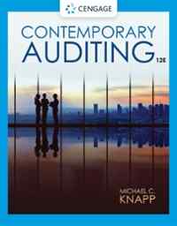 Contemporary Auditing Textbook Questions And Answers