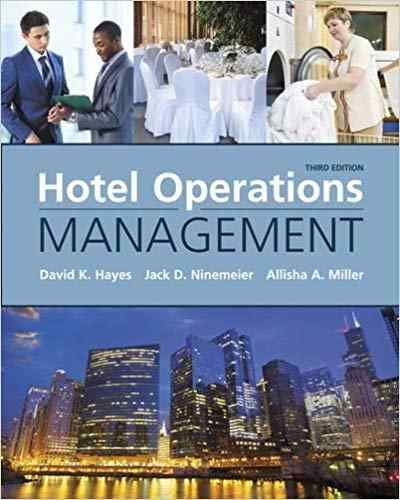Hotel Operations Management Textbook Questions And Answers