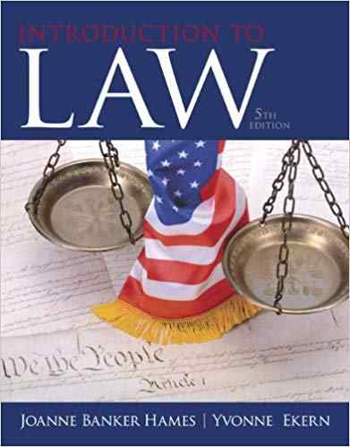 Introduction to Law Textbook Questions And Answers