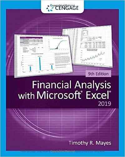 Financial Analysis With Microsoft Excel Textbook Questions And Answers