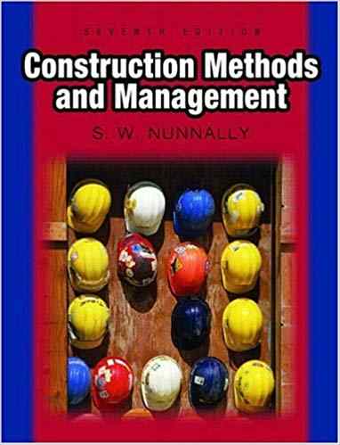 Construction Methods and Management Textbook Questions And Answers