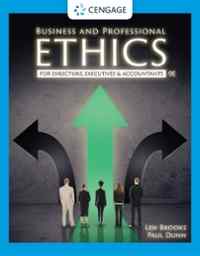 Business And Professional Ethics Textbook Questions And Answers