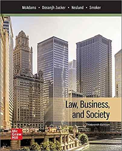 Law Business And Society Textbook Questions And Answers